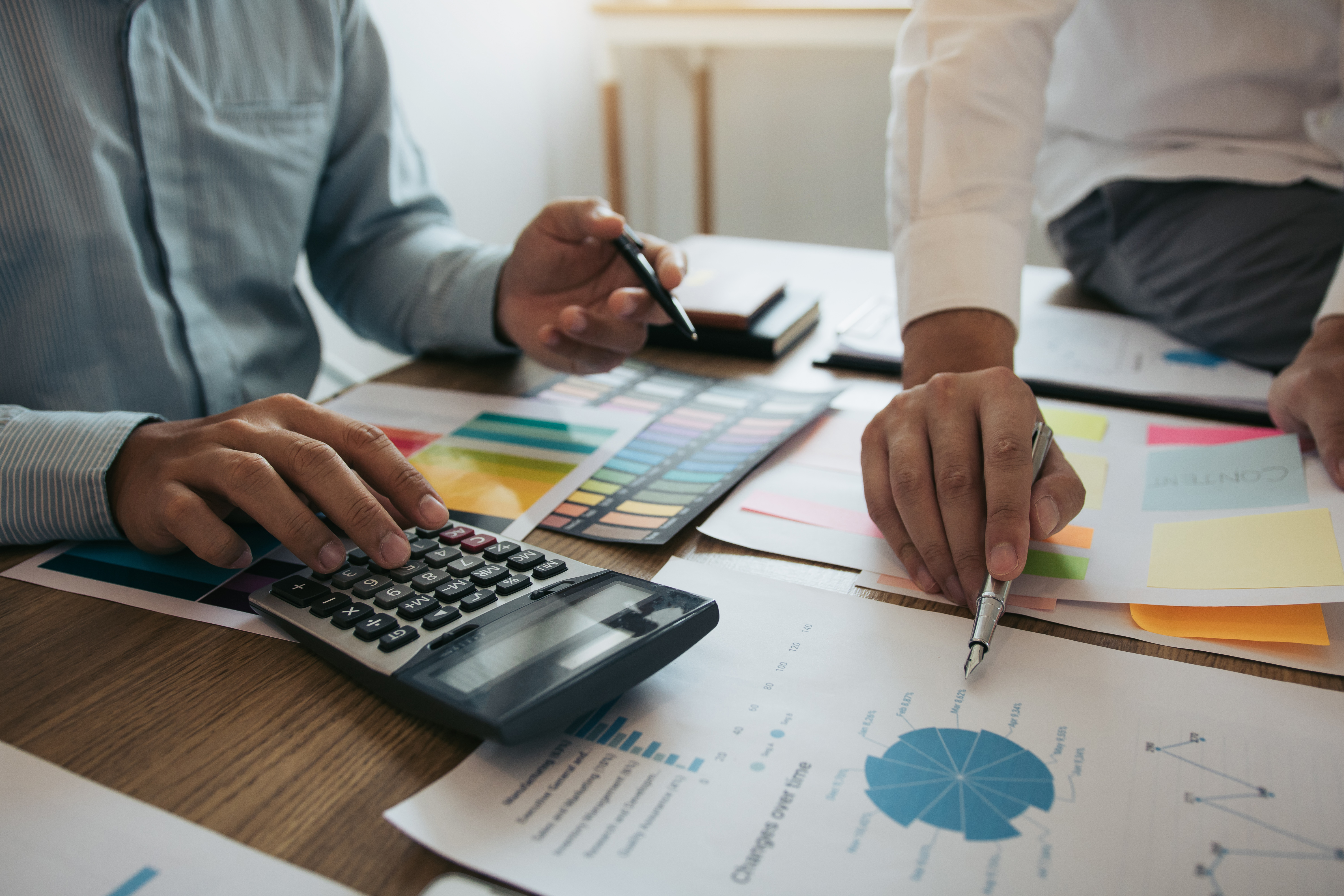 Profesionales trabajando